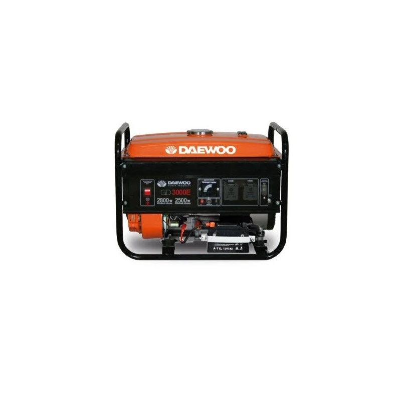 Бензинов генератор DAEWOO GD 3000Е, монофазен с електронен старт, 2.8 kW, 15 L, AVR функция
